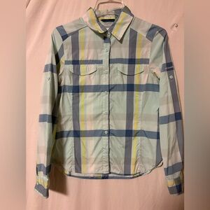 Columbia Multi-Color Plaid Shirt